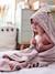 Bath Cape for Babies, Sweet Provence PURPLE MEDIUM SOLID WITH DESIG - vertbaudet enfant 