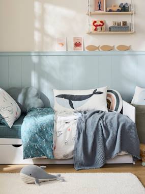 -Plaid en gaze de coton bio