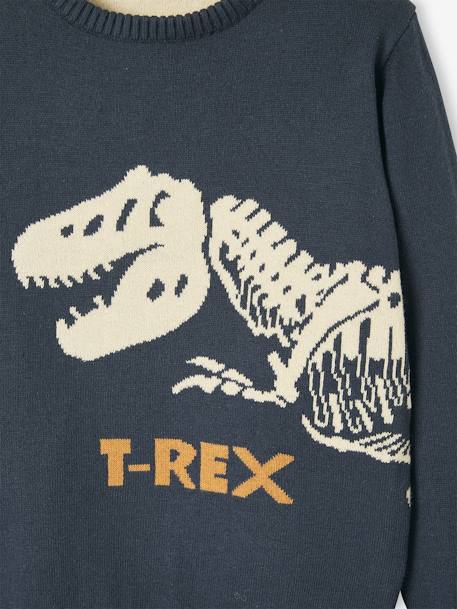 Pull jacquard motif ludique garçon MARINE - vertbaudet enfant 