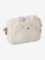 Trousse de toilette en sherpa Ourson PETIT NOMADE ivoire - vertbaudet enfant 
