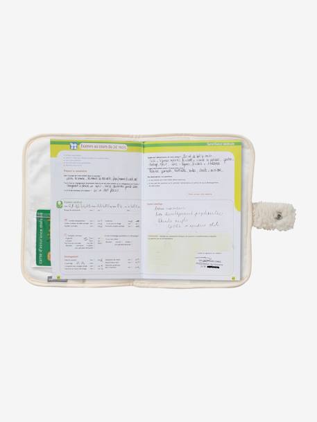 Medical Records Cover, in Sherpa, Little Nomad WHITE LIGHT SOLID - vertbaudet enfant 