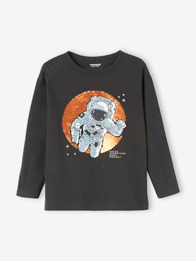 Boys-Tops-Astronaut Top with Reversible Sequins for Boys
