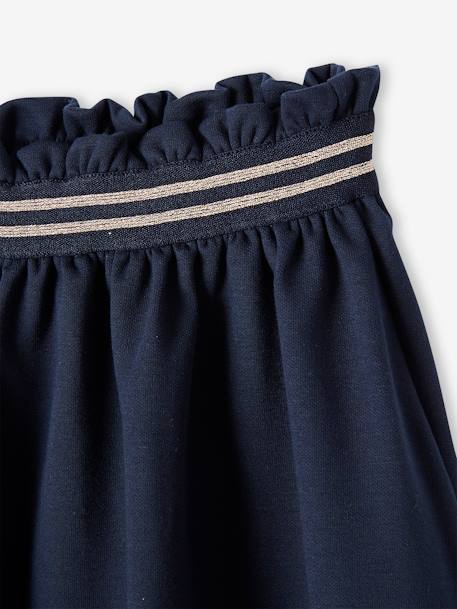 Skirt in Milano Knit Fabric for Girls BLUE DARK SOLID - vertbaudet enfant 