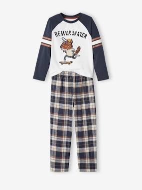 Garçon-Pyjama castor garçon avec bas en flanelle