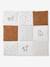 Patchwork Quilt, Little Nomad BROWN MEDIUM SOLID WITH DESIGN - vertbaudet enfant 