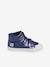 Baskets mid scratchées fille bleu metallisé - vertbaudet enfant 