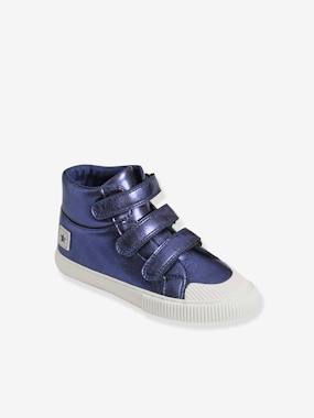 High-Top Trainers with Touch Fasteners for Girls  - vertbaudet enfant