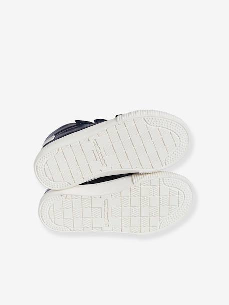 Baskets mid scratchées fille bleu metallisé - vertbaudet enfant 