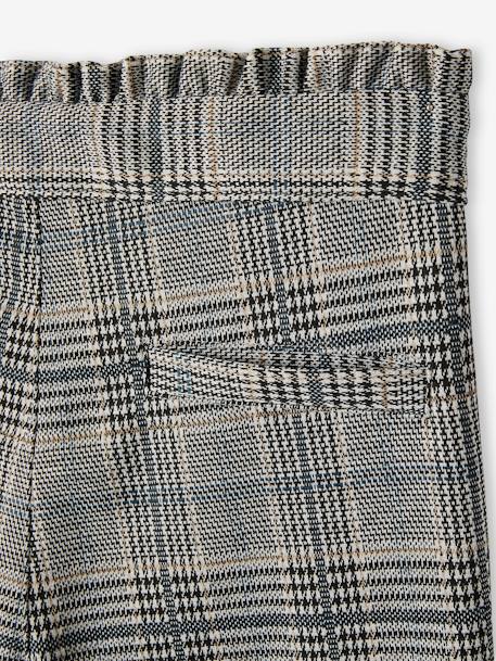 Chequered Woollen Trousers for Girls GREY DARK CHECKS - vertbaudet enfant 