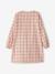 Chequered Dress with Ruffles, for Girls PINK LIGHT CHECKS - vertbaudet enfant 