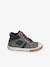 High-Top Trainers with Laces & Zips for Boys GREY MEDIUM SOLID - vertbaudet enfant 