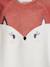 Fox Pyjamas in Velour for Girls PINK DARK SOLID WITH DESIGN - vertbaudet enfant 