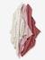 Pack of 3 Cotton Muslin Squares, Barn PINK MEDIUM ALL OVER PRINTED - vertbaudet enfant 