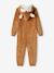 Fox Onesie for Girls BROWN LIGHT SOLID WITH DESIGN - vertbaudet enfant 