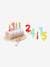 Swiss Roll Birthday Cake in FSC® Wood BROWN MEDIUM SOLID WITH DESIGN - vertbaudet enfant 