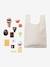 Pouch with Cakes & Chocolates in FSC® Wood BEIGE LIGHT SOLID WITH DESIGN - vertbaudet enfant 