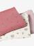 Pack of 3 Cotton Muslin Squares, Barn PINK MEDIUM ALL OVER PRINTED - vertbaudet enfant 