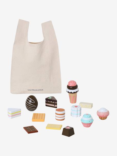 Sac de gâteaux et chocolats en bois FSC® beige - vertbaudet enfant 