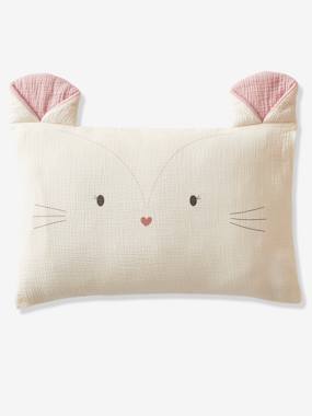 -Cotton Gauze Pillowcase for Babies, Barn