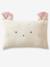 Cotton Gauze Pillowcase for Babies, Barn BEIGE LIGHT SOLID WITH DESIGN - vertbaudet enfant 