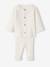 Ensemble bébé mixte gilet pantalon en tricot blanc+gris clair chiné+vert d'eau+vert sauge - vertbaudet enfant 