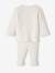 Ensemble bébé mixte gilet pantalon en tricot blanc+gris clair chiné+vert d'eau+vert sauge - vertbaudet enfant 