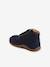 Leather Lace-Up Ankle Boots for Baby, Designed for First Steps navy blue - vertbaudet enfant 