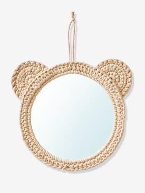 -Knitted Bear Mirror