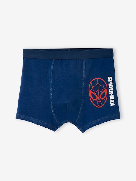 Pack of 3 Boxer Shorts, Spider-man by Marvel® BLUE DARK SOLID - vertbaudet enfant 