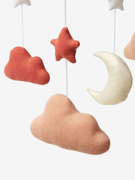 Mobile nuage, lune et étoiles marron - vertbaudet enfant 