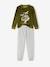 Lot de 2 pyjamas garçon velours dinosaures LOT VERT ET MARINE - vertbaudet enfant 