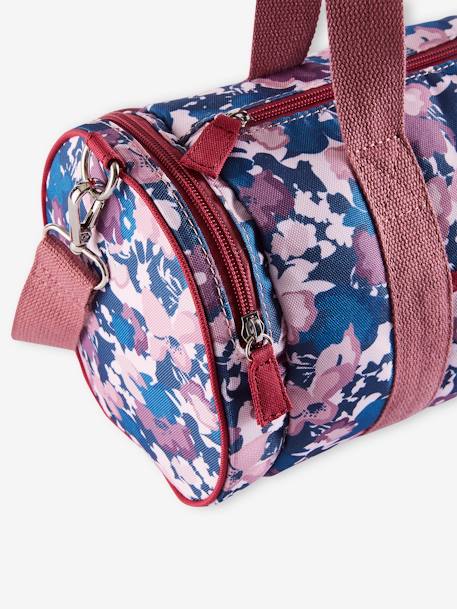 Floral Sports Bag for Girls PURPLE MEDIUM ALL OVER PRINTED - vertbaudet enfant 