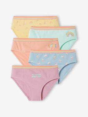 -Pack of 5 Unicorn Briefs for Girls