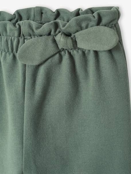 Pantalon en molleton bébé taille élastiquée BASICS corail+encre+vert bouteille - vertbaudet enfant 