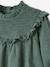 Smocked Blouse with Matching Headband GREEN DARK GREYED - vertbaudet enfant 