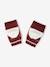 Knitted Gloves/Mittens, Embroidered Cat, for Girls PINK DARK SOLID WITH DESIGN - vertbaudet enfant 