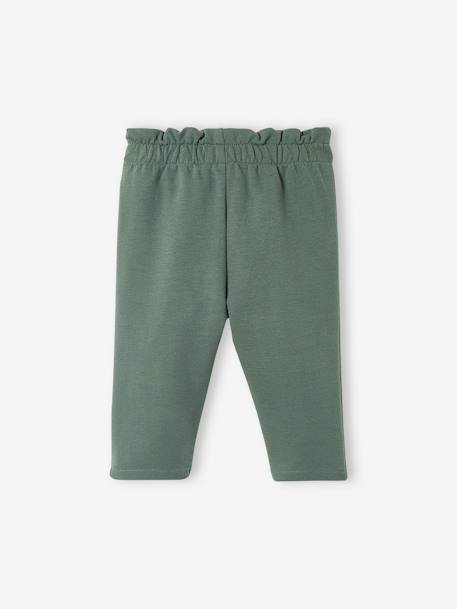 Fleece Trousers, Elasticated Waistband, for Babies coral+Dark Blue+GREEN DARK SOLID - vertbaudet enfant 