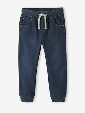 Boys-Trousers-Pull-On Jogger-type Trousers, Polar Fleece Lining, for Boys
