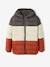 Reversible Lightweight Jacket with Recycled Polyester Padding for Boys GREY DARK STRIPED - vertbaudet enfant 