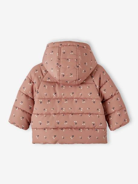 Baby Girl Jacket & Sweater | Classic Puffer | White & Pink Fur | Scotch Bonnet | AW23 12-18 Months