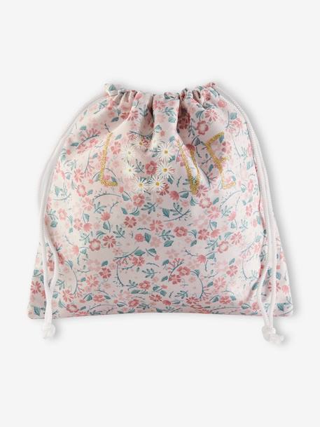 Floral Lunch Bag for Girls PINK LIGHT ALL OVER PRINTED - vertbaudet enfant 