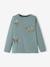 Tee-shirt fantaisie fille écru+olive+vert sauge - vertbaudet enfant 