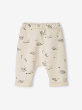 Trousers in Cotton Fleece, for Newborn Babies  - vertbaudet enfant