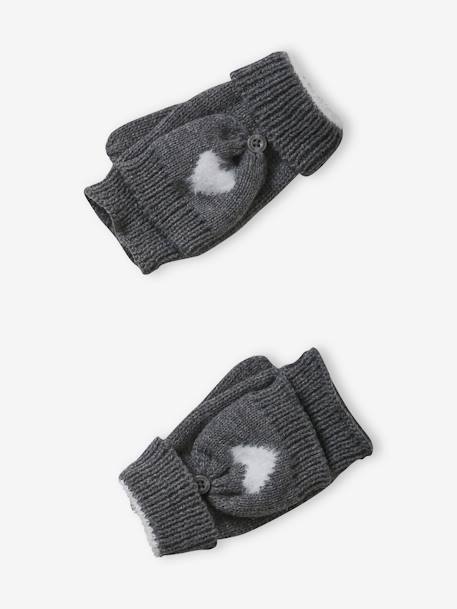 Hearts Beanie + Snood + Gloves Set for Girls  - vertbaudet enfant 