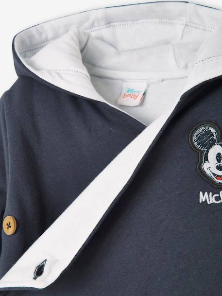 Mickey Mouse Jacket for Babies, by Disney® GREY DARK SOLID WITH DESIGN - vertbaudet enfant 