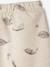 Trousers in Cotton Fleece, for Newborn Babies 6316+BEIGE LIGHT ALL OVER PRINTED+camel+rose - vertbaudet enfant 
