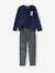 Lot de 2 pyjamas garçon velours nature LOT BLEU ET GRIS - vertbaudet enfant 