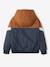 Blouson coupe-vent garçon colorblock COLORBLOCK CHAMOIS+vert - vertbaudet enfant 