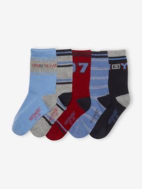 Boys-Pack of 5 Pairs of Socks for Boys