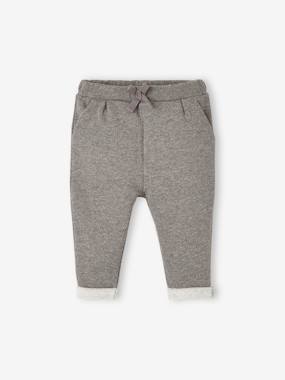 Fleece Trousers with Lurex Thread, for Baby Girls  - vertbaudet enfant